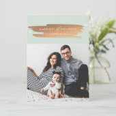 HEUREUX DE VACANCES Carte de Noël (Debout devant)