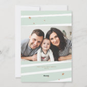 HEUREUX DE VACANCES Carte de Noël (Dos)
