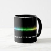 "Heureux d'entendre ta chanson ?" 11 oz de mug (Devant droit)
