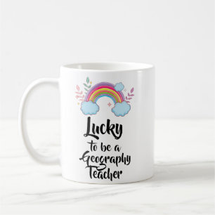 Heureux D'Être Un Enseignant En Géographie Mug