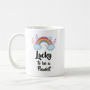 Heureux D'Être Un Pianiste Mug