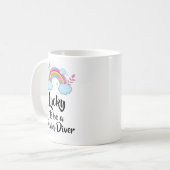 Heureux D'Être Un Plongeur De Plongée Mug (Devant gauche)