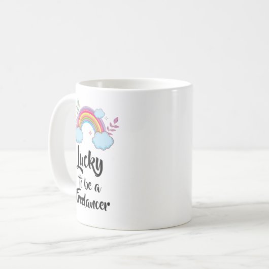 Heureux D'Être Une Mug Freelancer (Devant gauche)