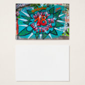 Heureux Graffiti du 18ème anniversaire (Devant & derrière)