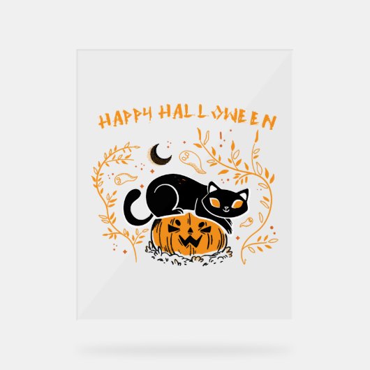 heureux halloween chat amour (Recto)