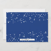 Heureux Hanoukka neige bulles Carte photo de vacan (Dos)