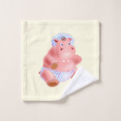 Heureux Hippo Drôle serviettes de bain (Gant de toilette)