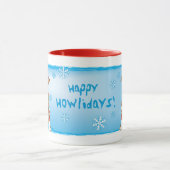 Heureux Howlidays Am Staff Mug (Centre)