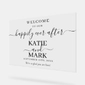 Heureux Jamais Après Black Welcome Transparent (Angle)