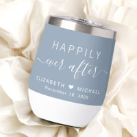 Heureux Jamais après Dusty Mariage bleu