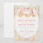 Heureux Jamais après la licorne Faire-part de mari (Devant / Derrière)