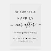 Heureux Jamais après l'accueil Mariage (Recto)