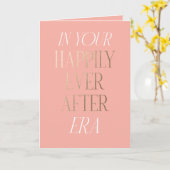 Heureux Jamais après l'Anniversaire de l'Era carte (Fleur jaune)