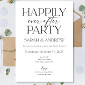 Heureux Jamais après le Faire-part de mariage du p