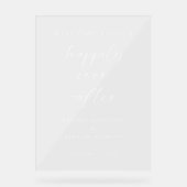 Heureux Jamais après Mariage Welcome Script minima (Recto)