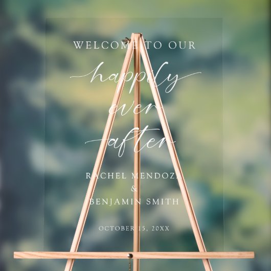 Heureux Jamais après Mariage Welcome Script minima (Neutre)