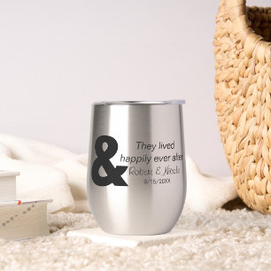 Heureux Jamais Après Stemless Thermal Wine Tumbler