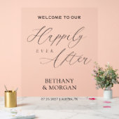 Heureux jamais après un Mariage de script élégant (Mariage)