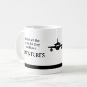 Heureux les curieux ... ont AVENTURES Mug (Devant gauche)