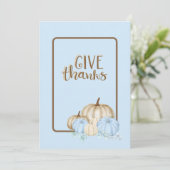 Heureux merci de donner faire-part (Debout devant)