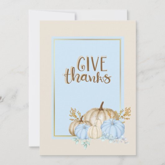 Heureux merci de donner faire-part (Devant)