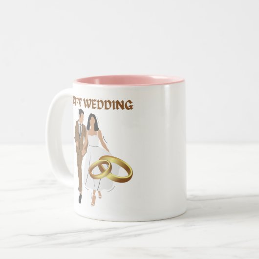 HEUREUX MUG MARIAGE (Devant gauche)