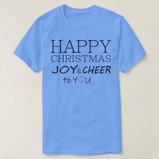 HEUREUX NOËL JOY CHEER À VOUS TS TShirt 1 (Design devant)