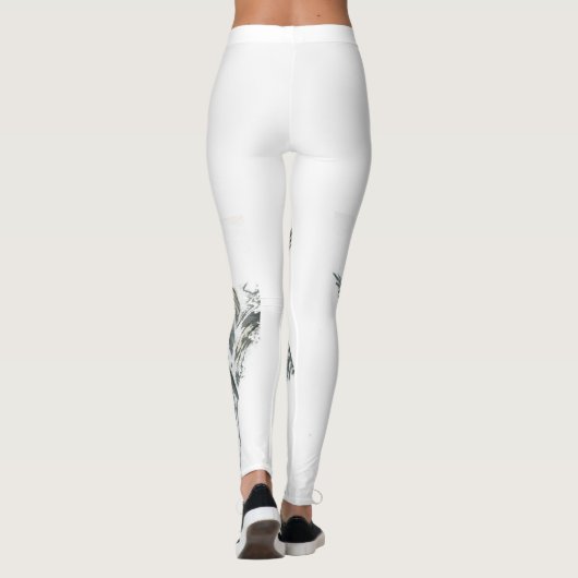 HEUREUX OISEAUX IMPRIMÉS Leggings (Dos)