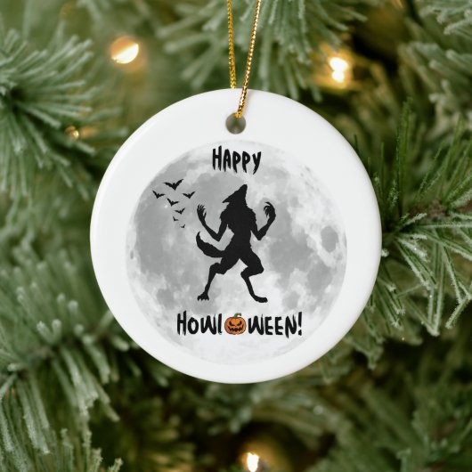 Heureux ornement Howl-o-ween Werewolf (Arbre)
