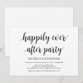 Heureux pour toujours, Faire-part de mariage en fu (Devant / Derrière)