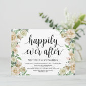 Heureux pour toujours, invitation de réception de (Debout devant)