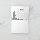 Heureux que vous êtes ici Carte de notes (Intérieur)