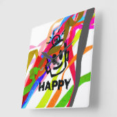 HEUREUX Ribbons Horloge murale (Angle)