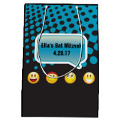 HEUREUX Sac cadeau Bat mitzvah EMOJI Bar (Dos)