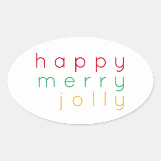 HEUREUX Stickers JEUX JOLLY Oval (Devant)