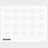 HEUREUX Stickers JOLLY Star (Feuille)
