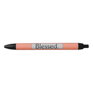 Heureux. stylos personnalisés