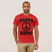 HEUREUX T-SHIRTS HIPPIE (Devant entier)