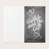 Heureux te va bien ! -  dans le style tableau noir (Outside Unfolded)