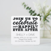 Heureux toujours après Faire-part de mariage (Debout devant)