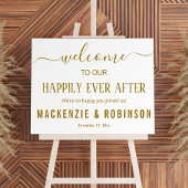 Heureux toujours après : Gold Frosted Mariage Bien