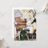 Heureux toujours après la carte de voeux Mariage (Devant/Arrière en situation)