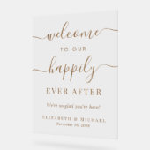 Heureux toujours après l'accueil Mariage or (Angle)