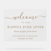 Heureux toujours après l'accueil Mariage or (Recto)