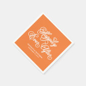 Heureux toujours après | Serviettes en papier pers (Coin)