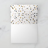 Heureux tout carte de vacances des confettis | (Intérieur)