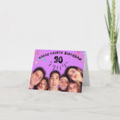 heureux trente Anniversaire, carte d'anniversaire (Devant)