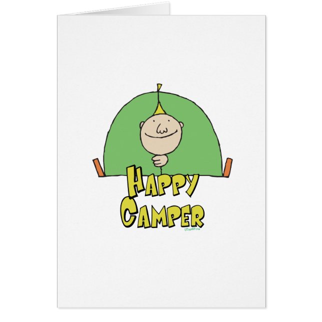 Heureux type de camping-car (Devant)