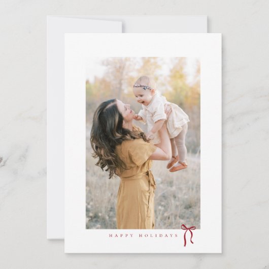 heureux vacances minimaliste arc carte photo (Devant)