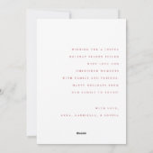 heureux vacances minimaliste arc carte photo (Dos)